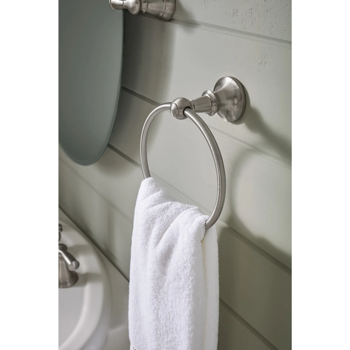 Moen Vale Towel Ring DN4486 in Brushed Nickel (DN4486BN) - view 6