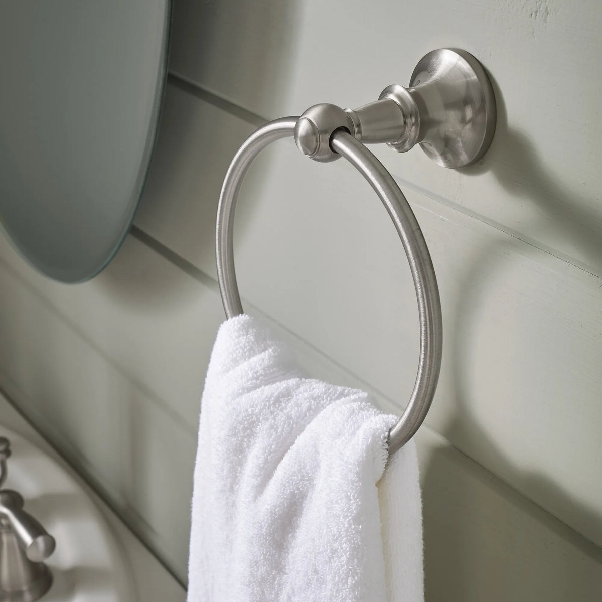 Moen Vale Towel Ring DN4486 in Brushed Nickel (DN4486BN) - view 4