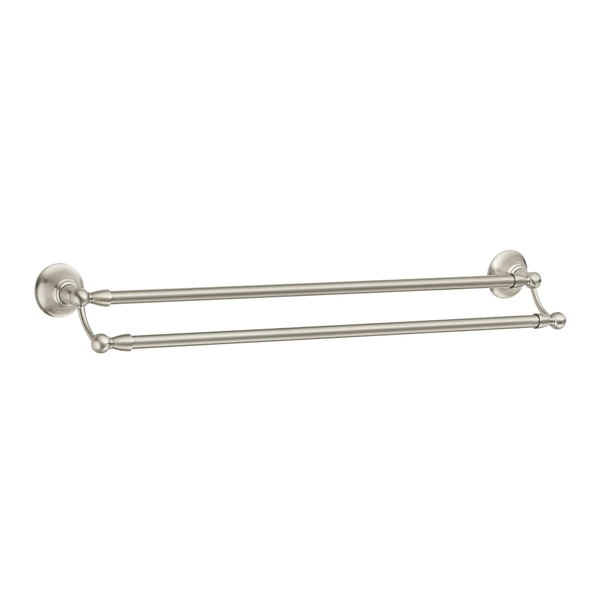 Moen Sage 24" Double Towel Bar DN6822 in Brushed Nickel (DN6822BN) - view 2