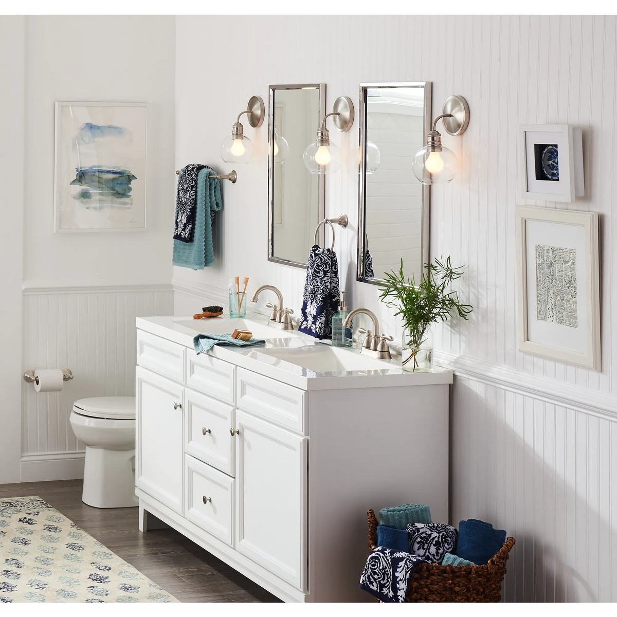Moen Sage Towel Bar/Towel Ring DN6893 in Brushed Nickel (DN6893BN) - view 2