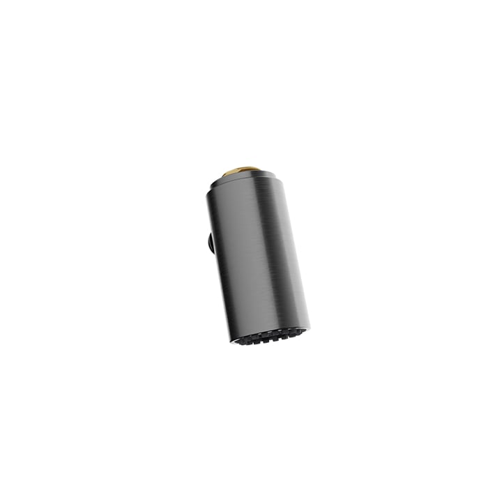 Baril Brass 2-function Pull-Down Spray Head DOU-6030-M2 in Black Titanium