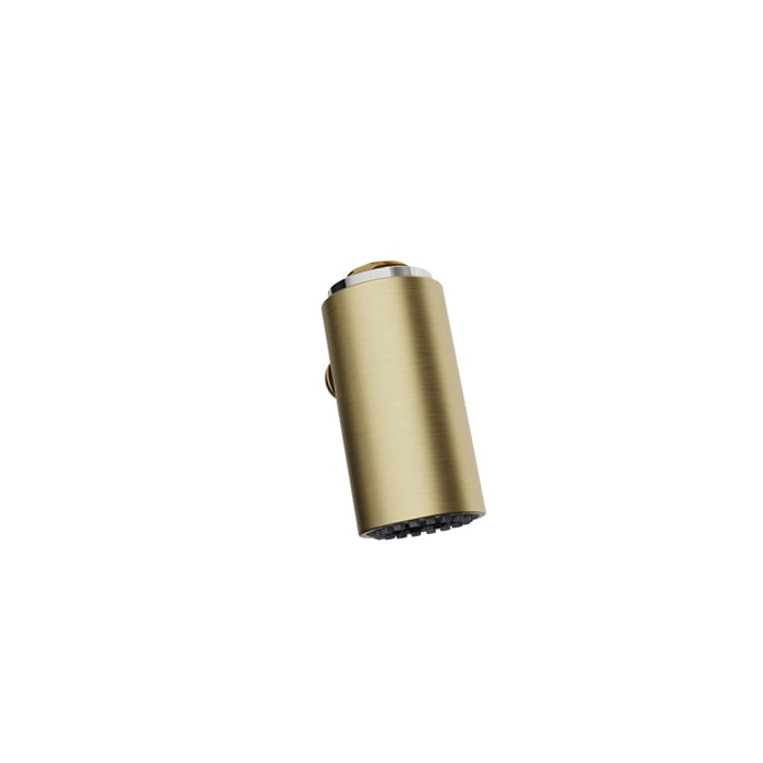Baril Brass 2-function Pull-Down Spray Head DOU-6030-M2 in Satin Brass