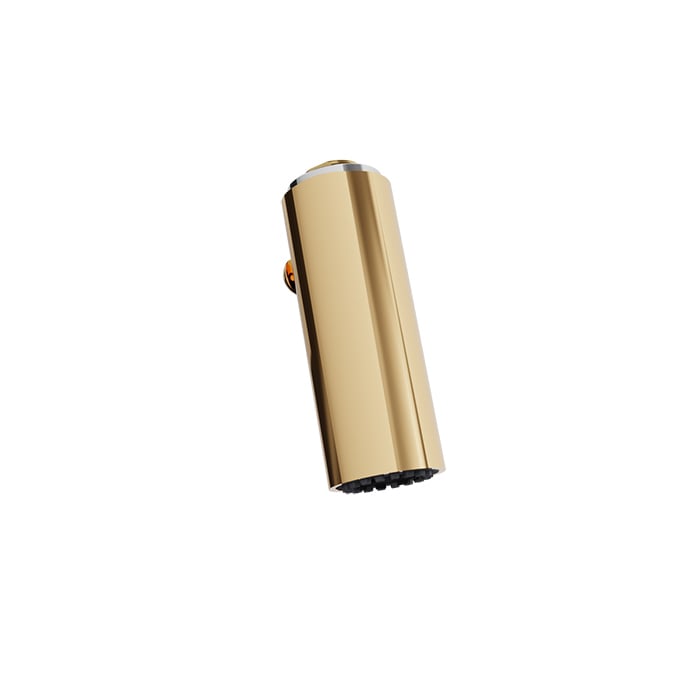 Baril Brass 2-function Pull-Down Spray Head DOU-6033-M2 in Gold