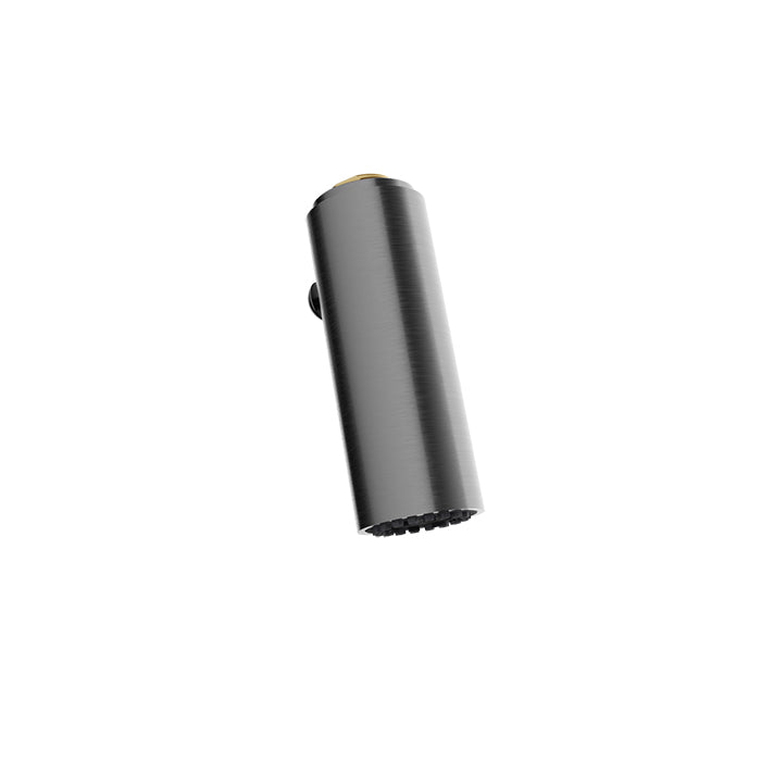 Baril Brass 2-function Pull-Down Spray Head DOU-6033-M2 in Black Titanium