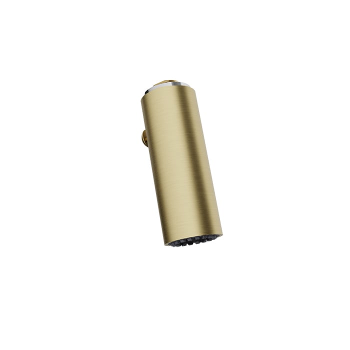 Baril Brass 2-function Pull-Down Spray Head DOU-6033-M2 in Satin Brass