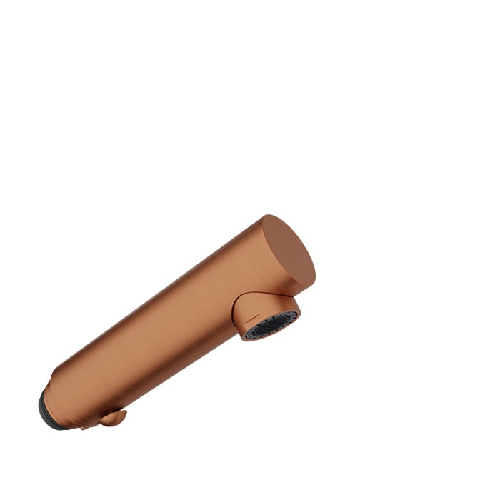 Baril Brass 2-function Pull-Down Spray Head DOU-6037-02 in Satin Copper