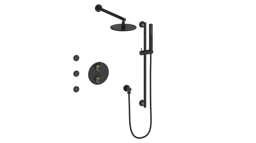 DRAVA 3-WAY TH SHOWER KIT WITH BODY JETS - Plumbing Market