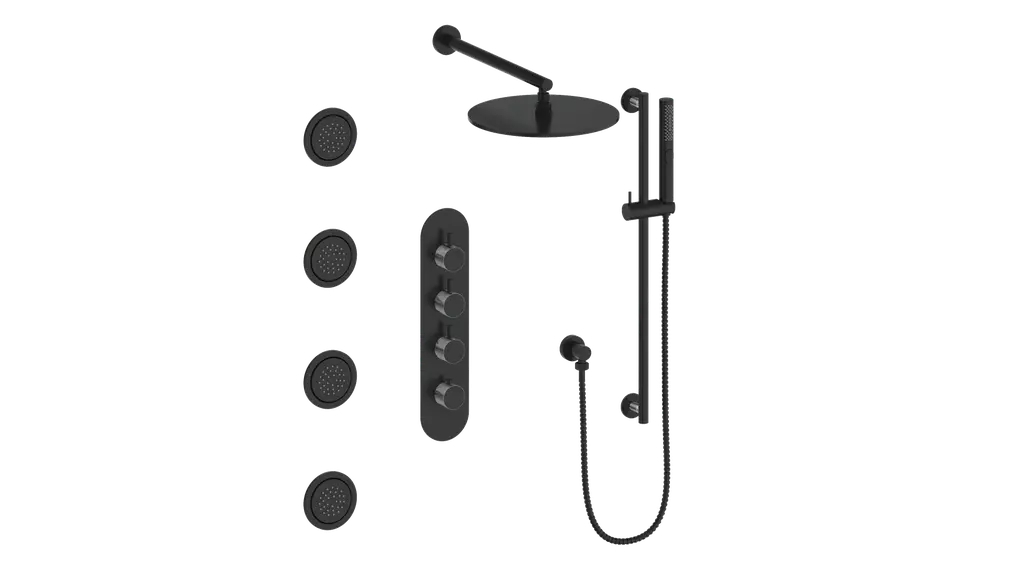 DRAVA 3-WAY TH SHOWER KIT WITH BODY JETS - Plumbing Market