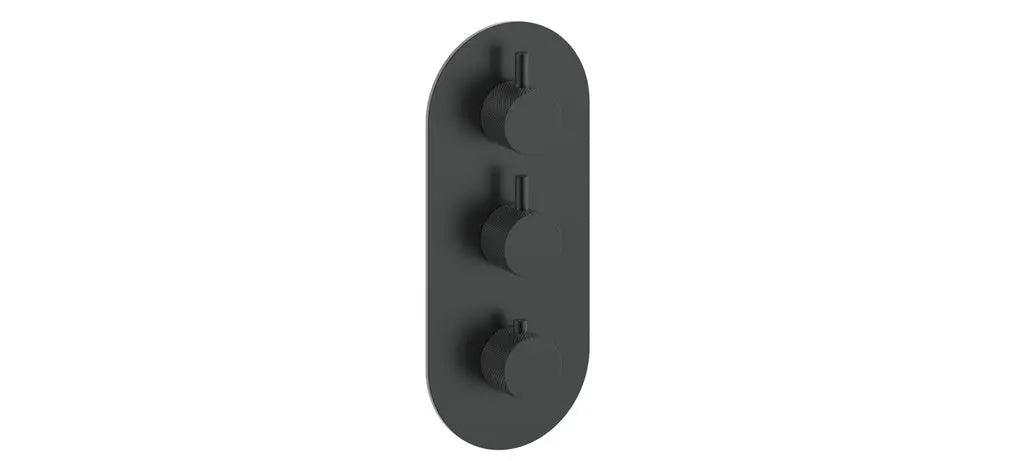 DRAVA TRIM FOR 3/4" HIGH-FLOW TH VALVE WITH 2 VOLUME CONTROLS - Plumbing Market