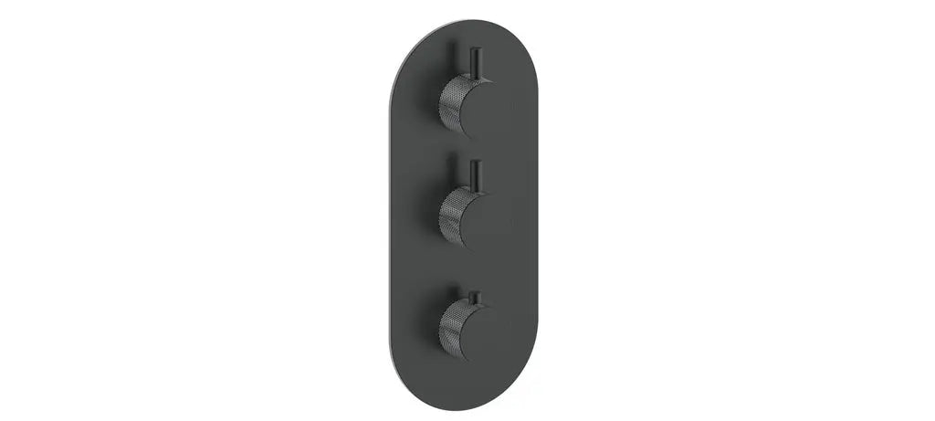 DRAVA TRIM FOR 3/4" HIGH-FLOW TH VALVE WITH 2 VOLUME CONTROLS - Plumbing Market