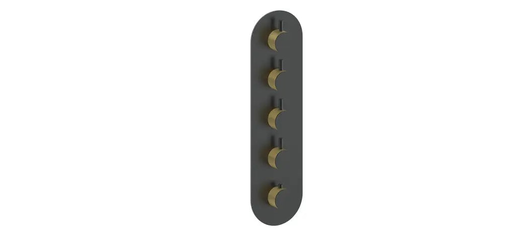 DRAVA TRIM FOR 3/4" HIGH-FLOW TH VALVE WITH 4 VOLUME CONTROLS - Plumbing Market