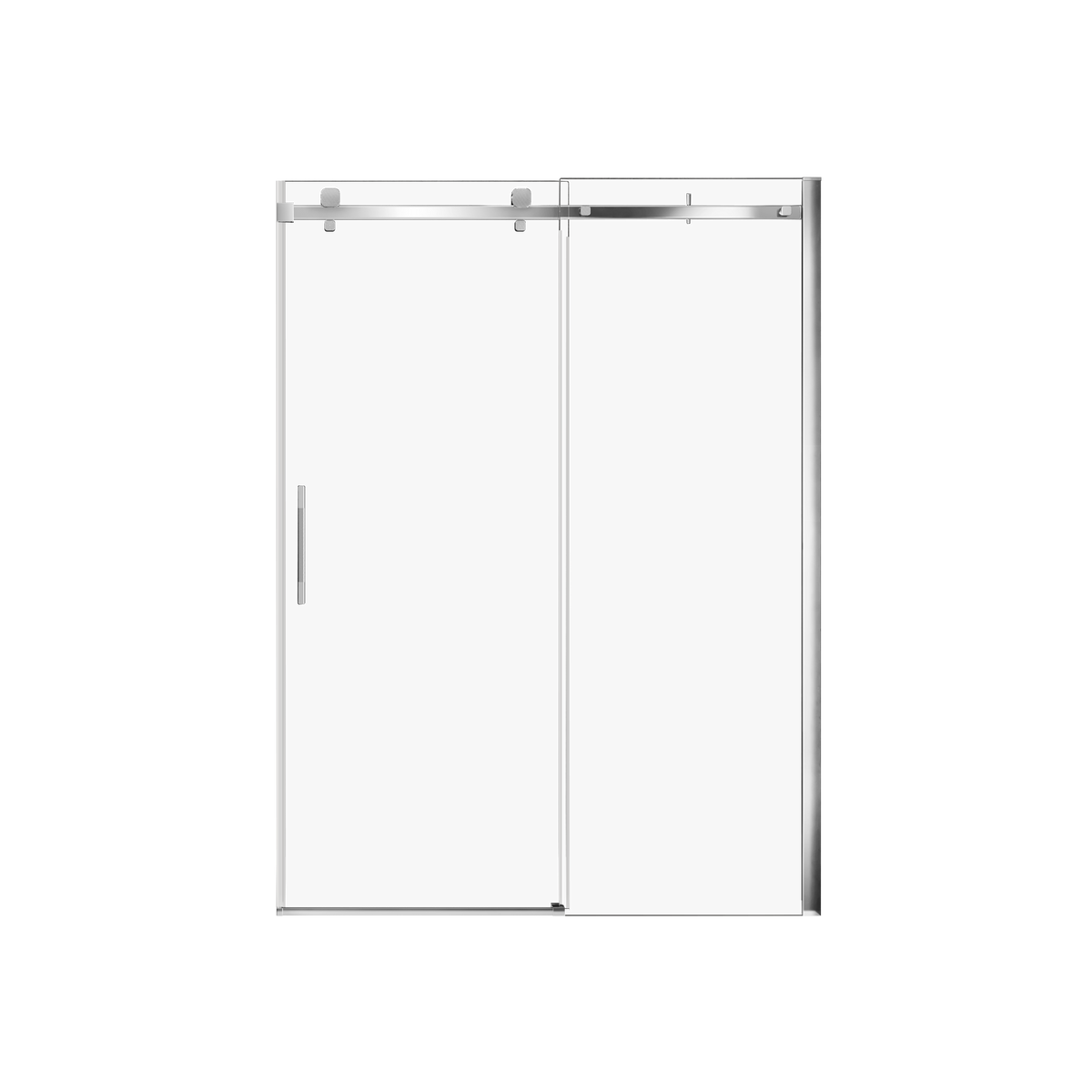 Zitta Stile Shower door 60", in alcove, in chrome DS16000ASTC21