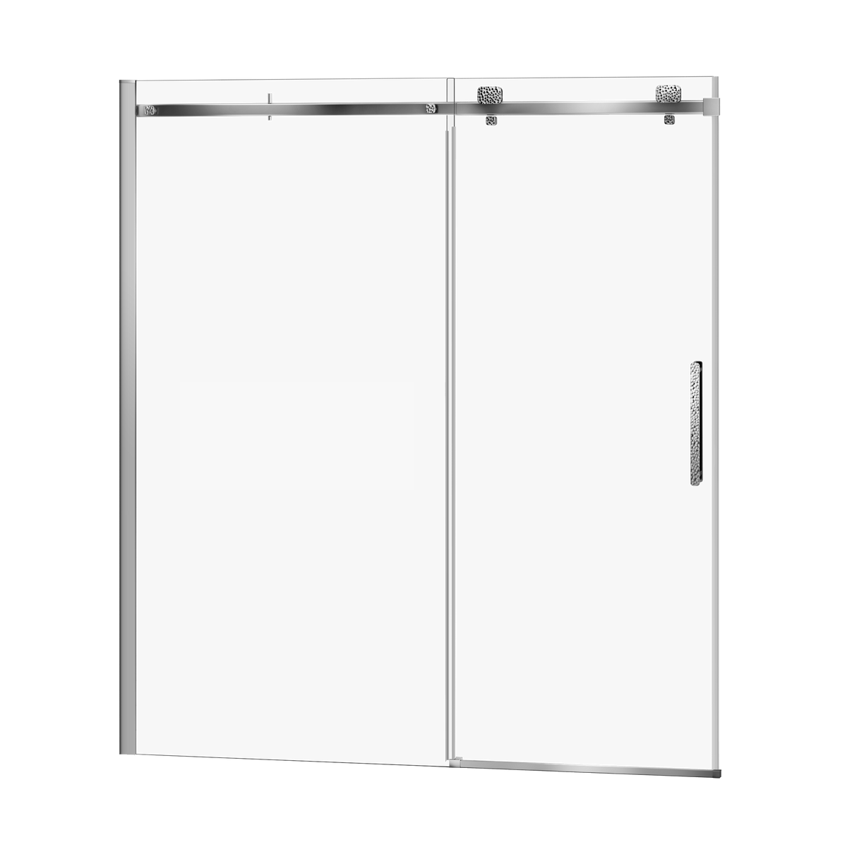 Zitta Stile Shower door 72", in alcove, in chrome DS17200ASTC21