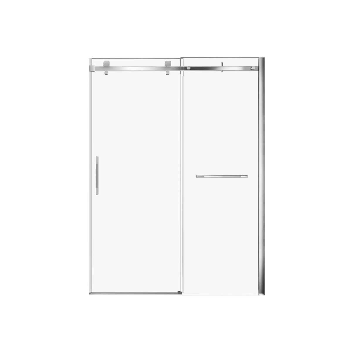 Zitta Stile Shower door 60", in alcove, in chrome DS26000ASTC21