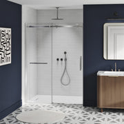 Zitta Stile Shower door 60", in alcove, in chrome DS26000ASTC21