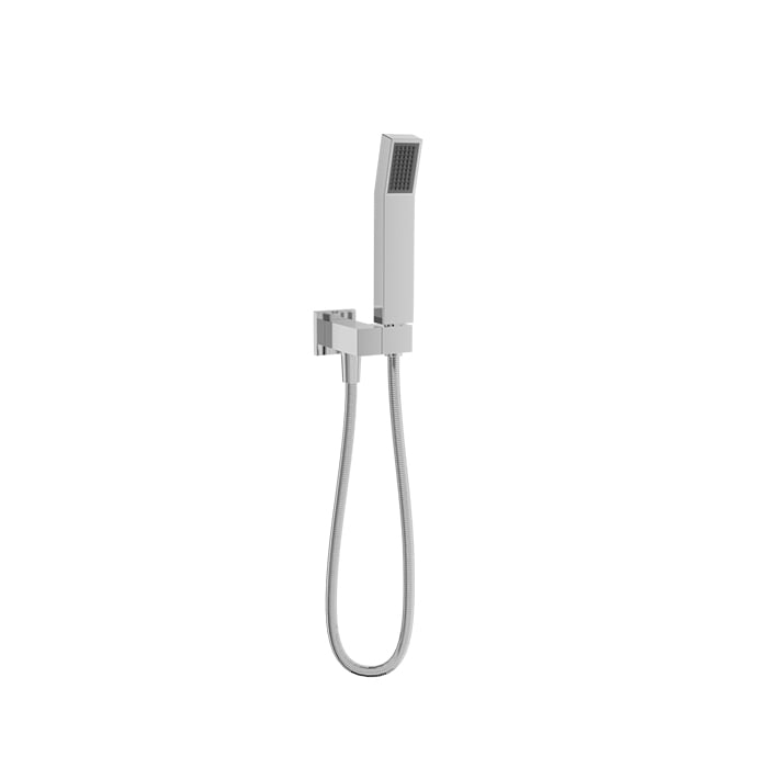 Baril 1-spray Hand Shower on Wall-Mounted Supply Elbow DSP-2555-20 in Chrome