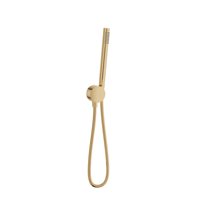 Baril 1-spray Hand Shower on Wall-Mounted Supply Elbow DSP-2604-21 in Gold