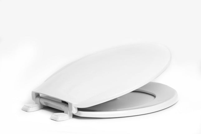 CENTOCO 1200-001 ROUND FRONT TOILET SEAT WITH TOP MOUNT HINGE - WHITE Centoco