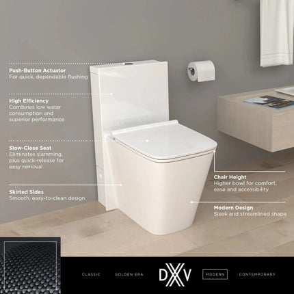 DXV Modulus One-Piece Chair Height Elongated Toilet with Seat - Plumbing Market