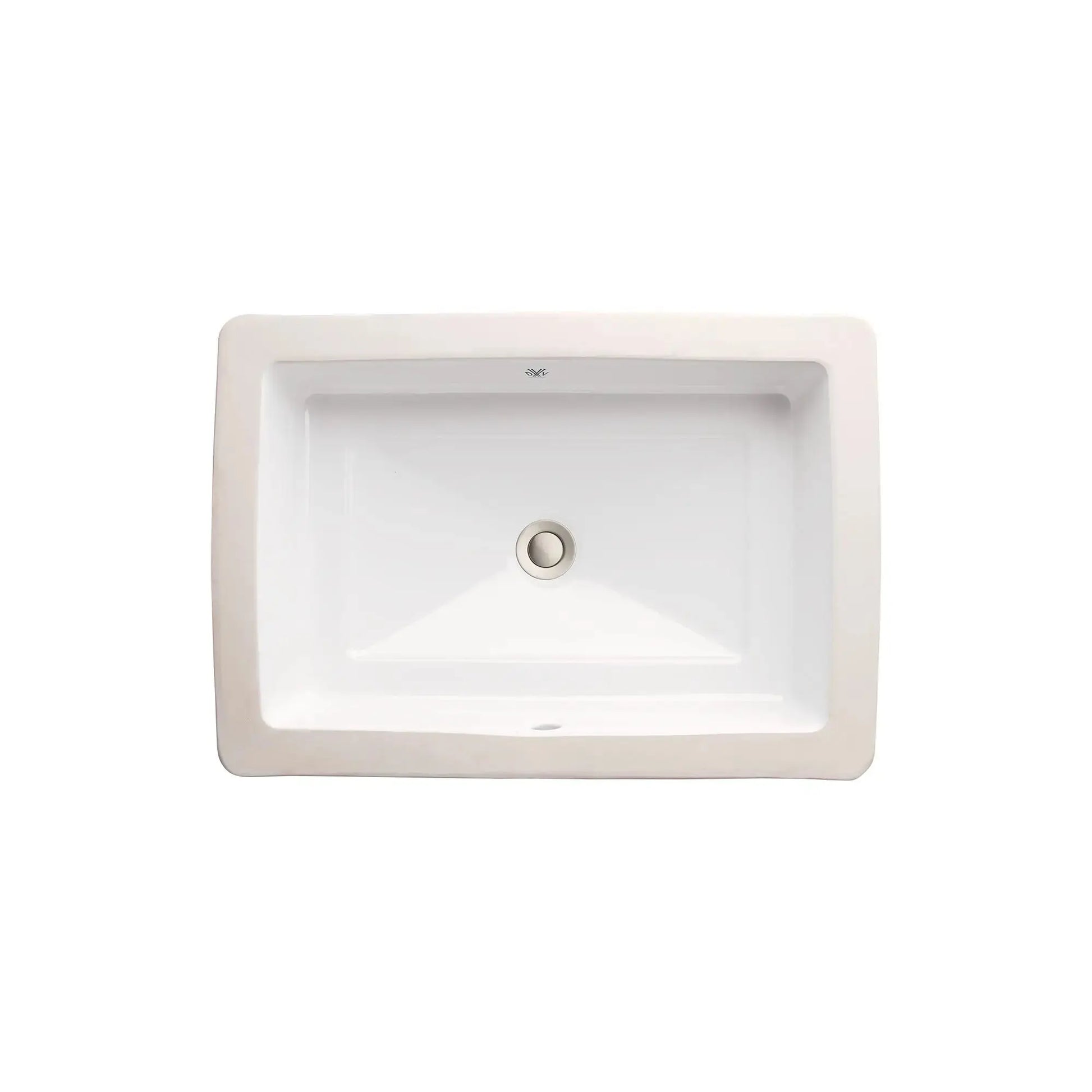 DXV POP Petite Rectangular Undermount Sink White - Plumbing Market