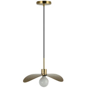 Dainolite 1 Light Aged Brass Pendant