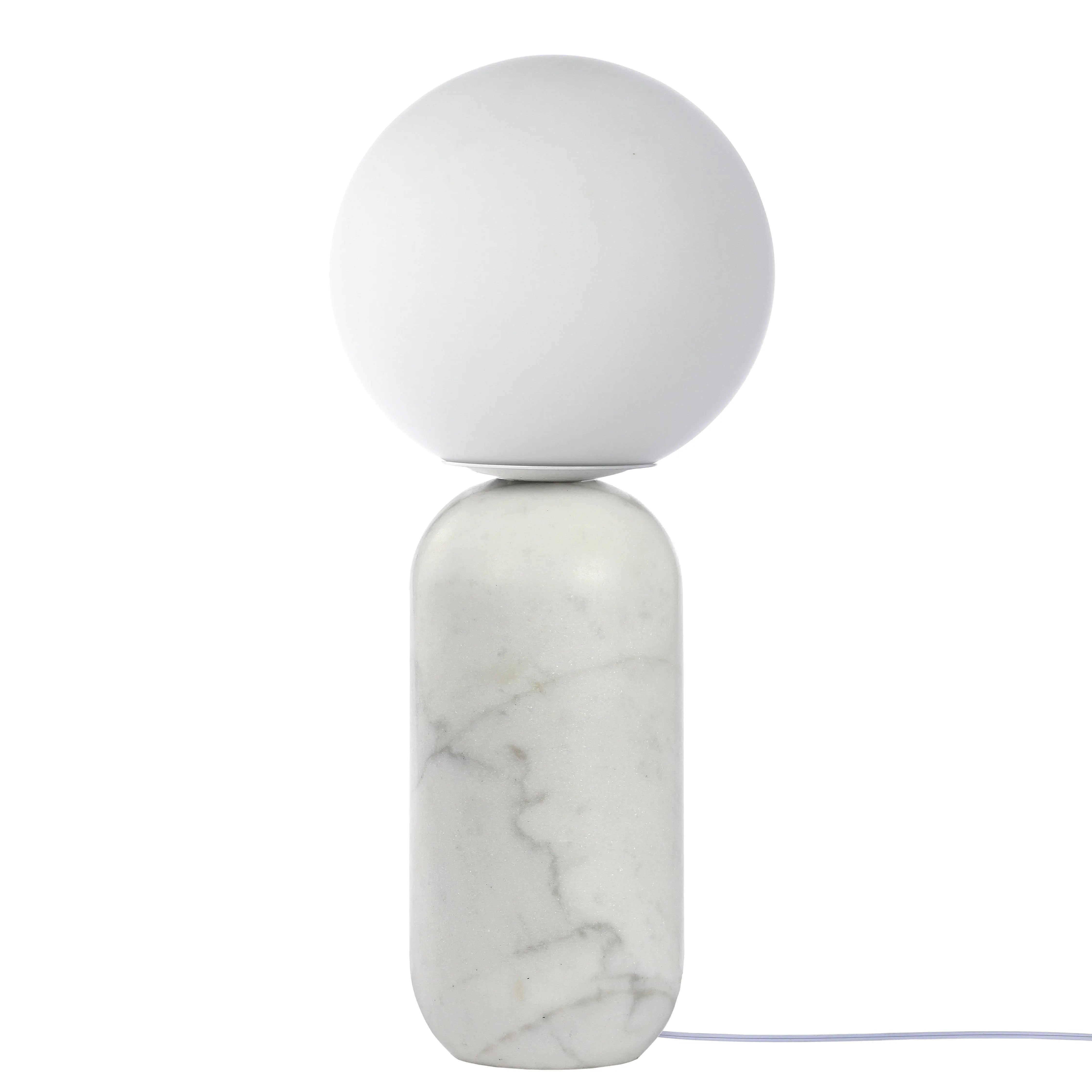 Dainolite 1 Light Alabaster Table Lamp w/ Opal Glass