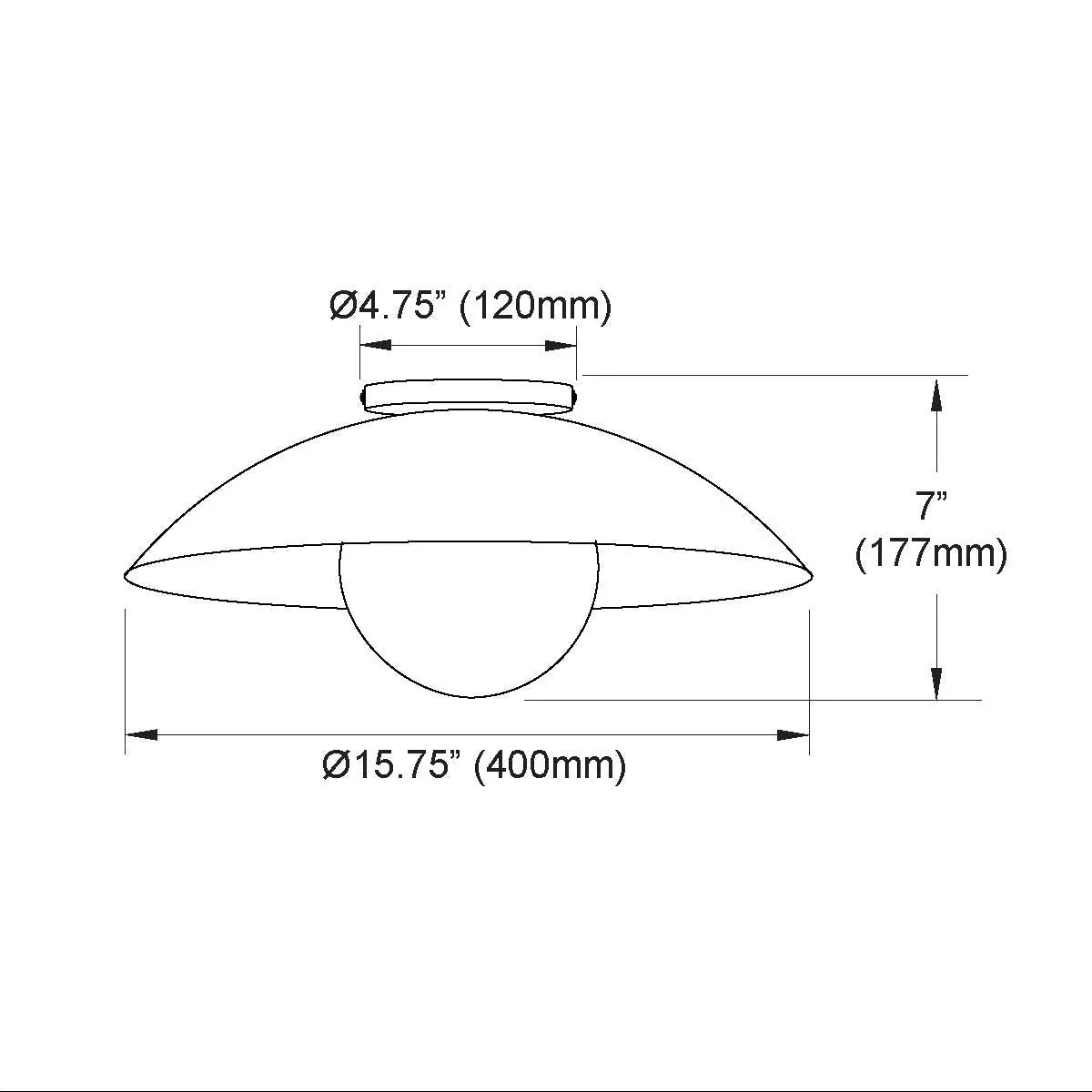 Dainolite 1 Light Flush Mount, Matte Beige w/ Opal Glass
