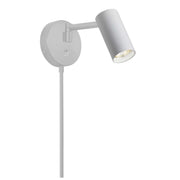 Dainolite 1 Light Halogen Wall Swing Arm Spotlight Matte White