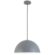 Dainolite 1 Light Incandescent 16" Pendant Grey