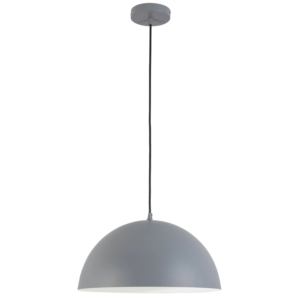 Dainolite 1 Light Incandescent 16" Pendant Grey