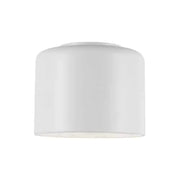 Dainolite 1 Light Incandescent Flush Mount, Matte White Shade