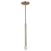 Dainolite 1 Light Incandescent Pendant Aged Brass