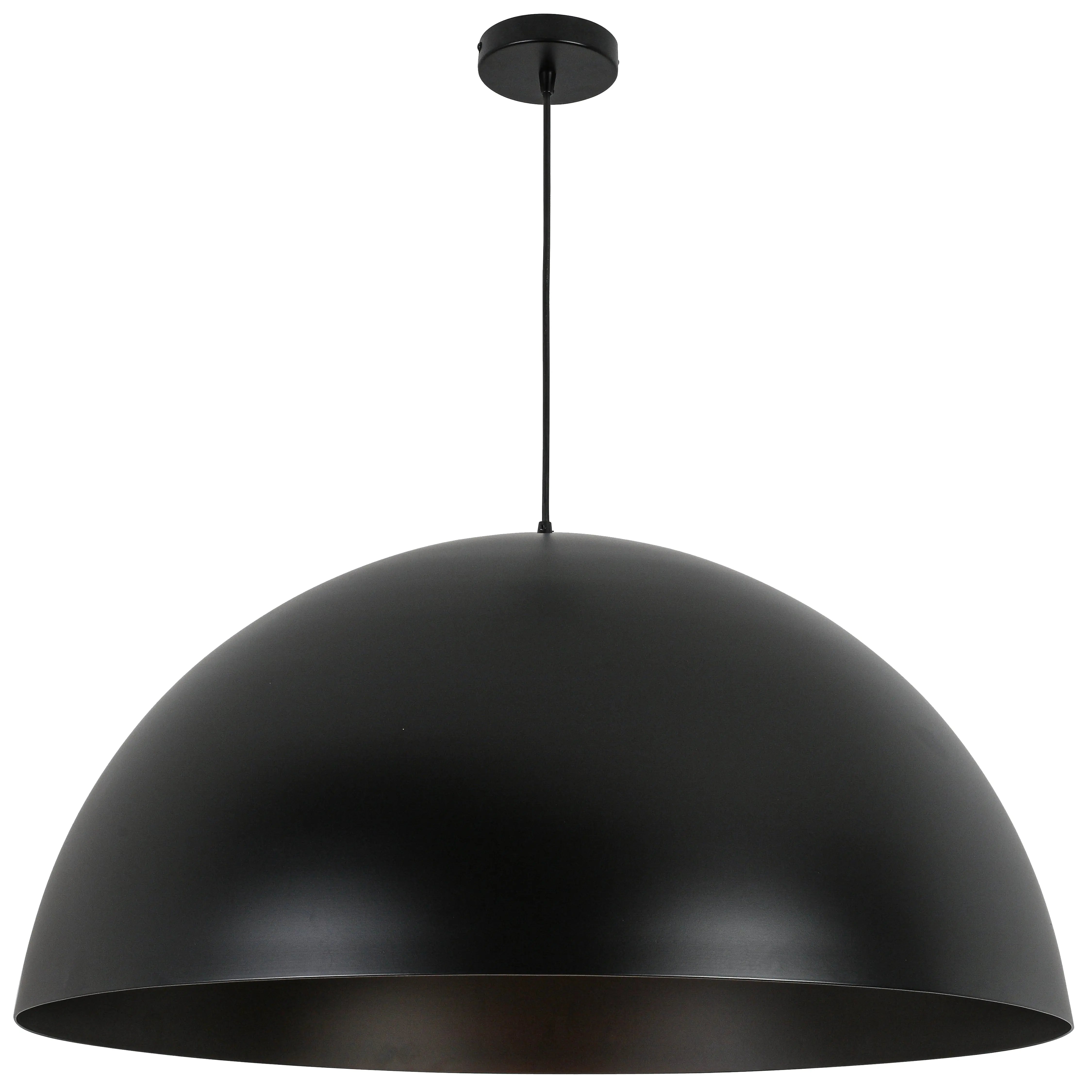 Dainolite 1 Light Incandescent Pendant, Matte Black