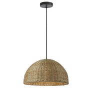 Dainolite 1 Light Incandescent Pendant, Natural