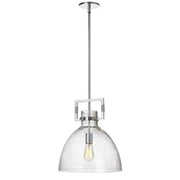 Dainolite 1 Light Incandescent Polished Chrome Pendant