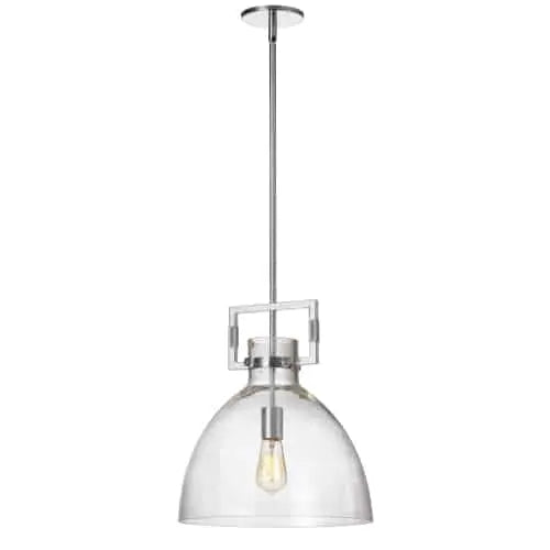Dainolite 1 Light Incandescent Polished Chrome Pendant