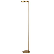 Dainolite 1 Light LED Fia Floor Lamp Aged Brass