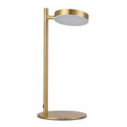 Dainolite 1 Light LED Fia Table Lamp Aged Brass