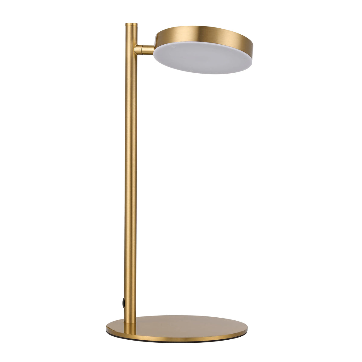 Dainolite 1 Light LED Fia Table Lamp Aged Brass