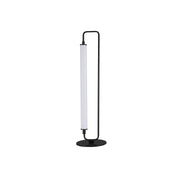 Dainolite 1 Light LED Freya Table Lamp Matte Black w/ White Acrylic