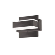 Dainolite 1 Light LED Wall Vanity, Matte Black Finish