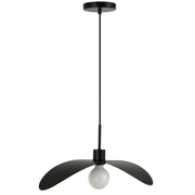 Dainolite 1 Light Matte Black Pendant CBL-201P-MB