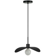 Dainolite 1 Light Matte Black Pendant