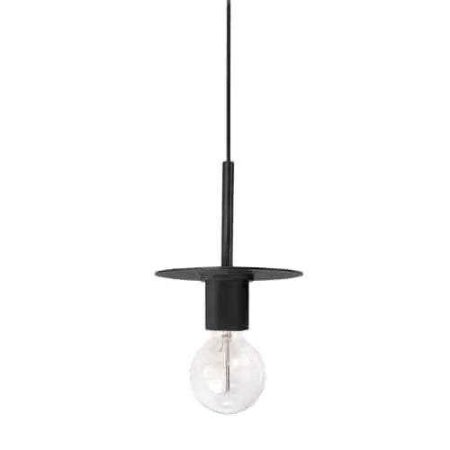Dainolite 1 Light Matte Black Pendant