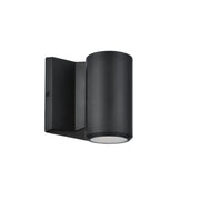Dainolite 1 Light Matte Black Wall Sconce