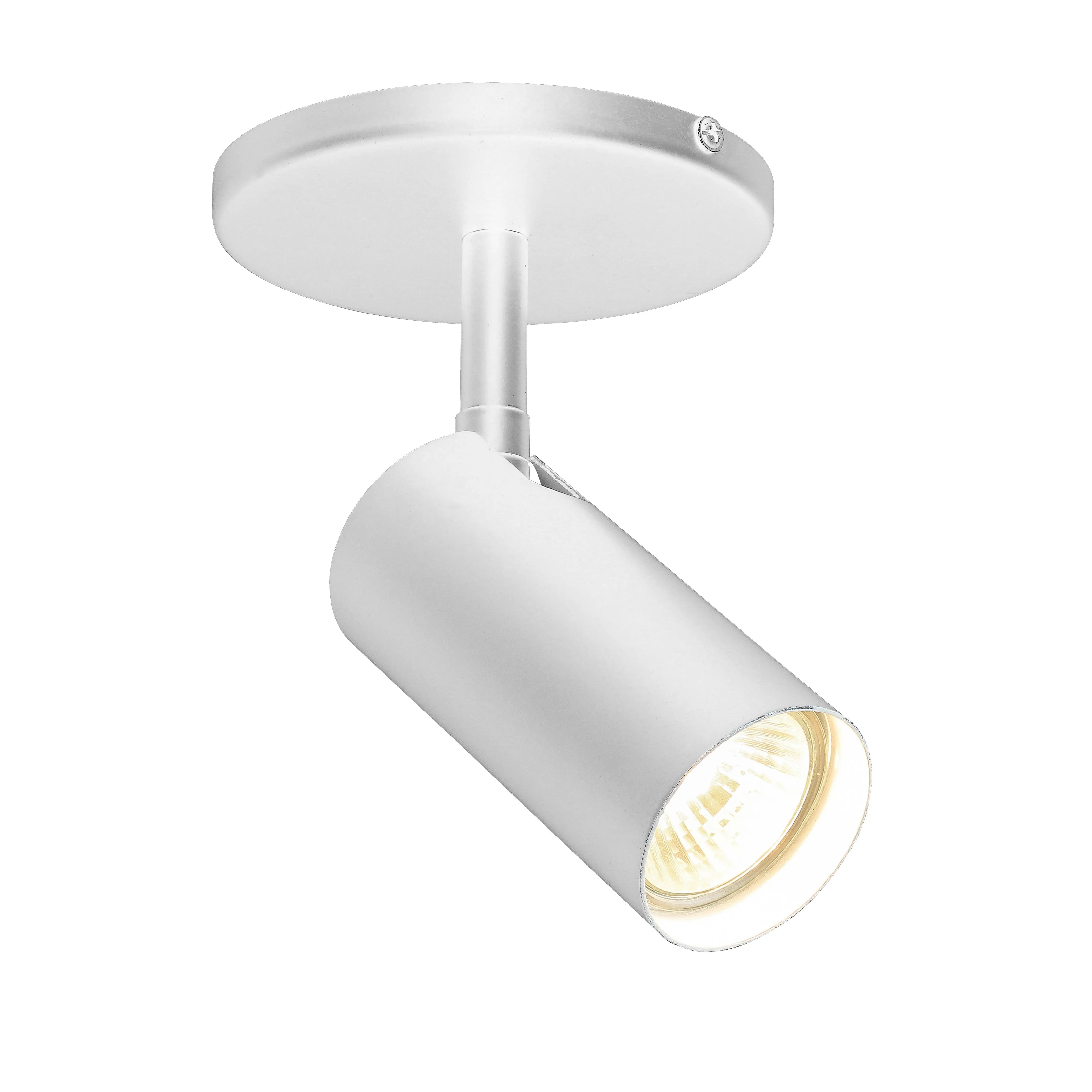 Dainolite 1 Light Matte White Halogen Spotlight
