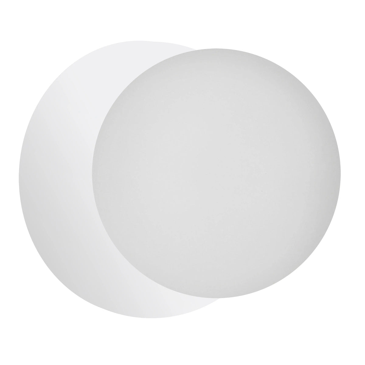 Dainolite 1 Light Matte White Incandescent Wall Sconce with White Glass Globe