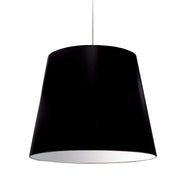 Dainolite 1 Light Oversized Drum Pendant Large Black Shade