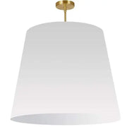 Dainolite 1 Light Oversized Drum Pendant X-Large White Shade