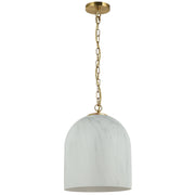 Dainolite 1 Light Pendant AGB Aged Brass PRC-121P-AGB